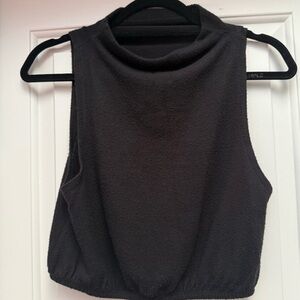Alo cowl neck crop top